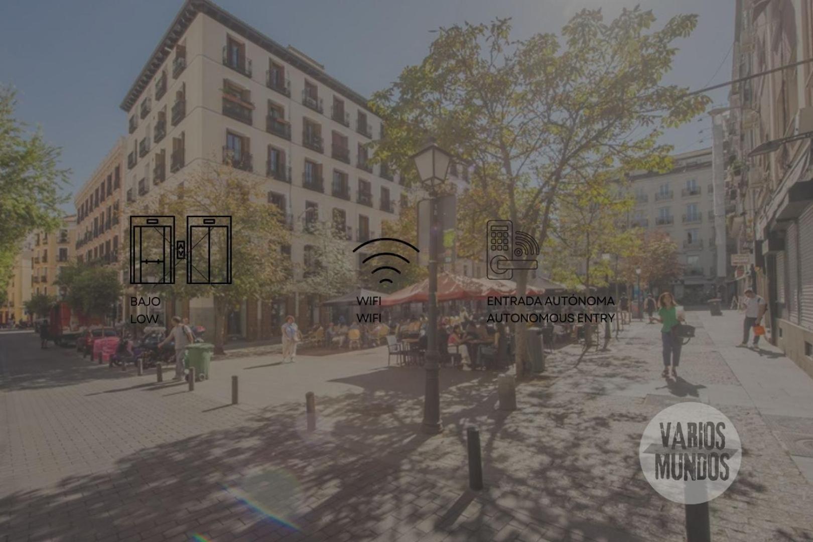 Downtown&New Apt Para 9Pax En La Plaza De Chueca Madrid Bagian luar foto